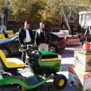 Наш сънародник в чужбина дари техника за косене на тревни площи в родния си край 